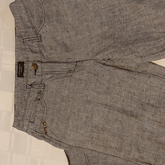 Linen Principles Petite 5 Pocket Trousers - Picture 3 of 9